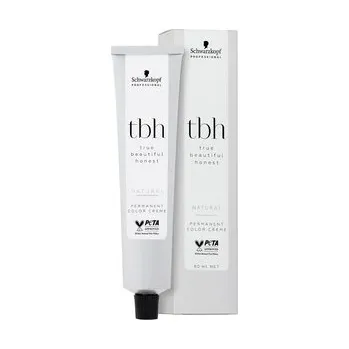 Barva na vlasy Schwarzkopf Professional tbh Natural Permanent Color Creme šetrná barva - přírodní odstíny 60 ml, 7-04 N