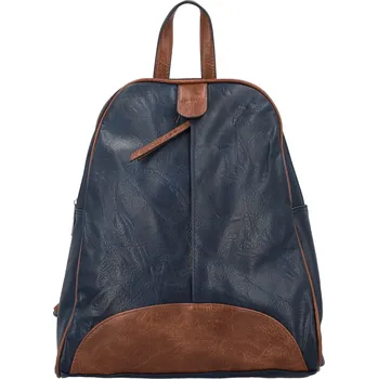 Kabelka Trendy dámský koženkový kabelko-batůžek Lykos, tmavě modrý