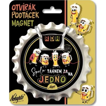 Otvírák Nekupto Otvírák na pivo, podtácek Spolu táhnem na jedno NOW