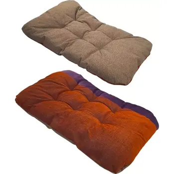 Pelíšek pro psa Matrace pro psa 126x78x11 Hnědý oranžový