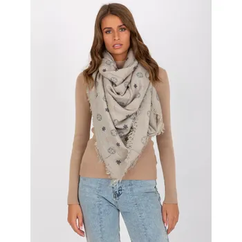 Šála Dámský šátek AT CH 23505 1.55 Šedá vzor - FPrice šedá vzor uni