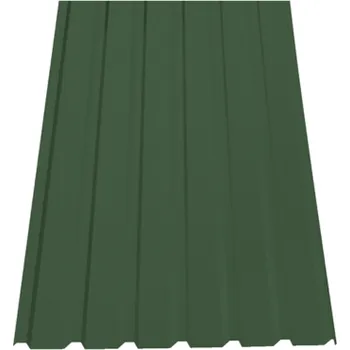 Střešní krytina SATJAM Plech trapézový SAT18 NP střešní PE25 tl. 0,5 mm RAL 6005 mechově zelený