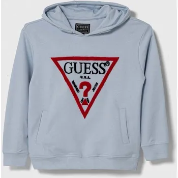 Chlapecká mikina Dětská bavlněná mikina Guess L4RQ23.KAD74.PPYH modrá 05X, vel. 122-125