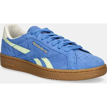 Pánské tenisky Semišové tenisky Reebok Classic Club C Grounds Uk modrá barva, 100201230 55X, EUR 37.5