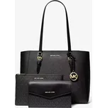 MICHAEL KORS dámská kožená kabelka velká a crossbody 3v1 Charlotte černá