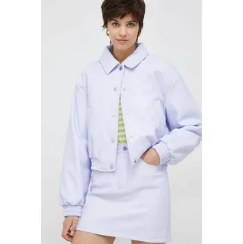 Pánská větrovka Bunda United Colors of Benetton 2NVBDN01X.2K1 fialová 04X, vel. L