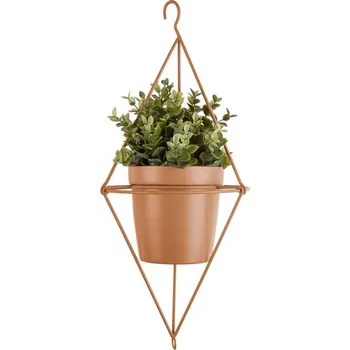 Květináč Závěsný květináč Present Time PT3465BR hnědá 88X