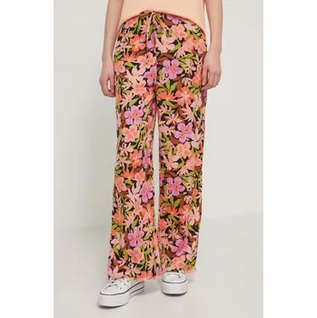 Dámské kalhoty Bavlněné kalhoty Billabong široké, high waist, EBJNP00114 vícebarevná MLC, vel. S