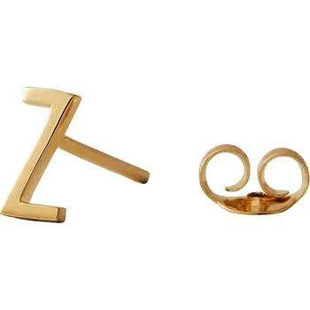 Náušnice Pozlacené stříbrné náušnice Design Letters 90401001Z zlatá GLD, vel. ONE SIZE