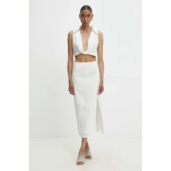 Dámská sukně Kompletní sada s prádlem Answear.LAB bílá barva 5069ab.IKK 00X, vel. L