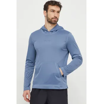 Pánská mikina Mikina Calvin Klein Performance pánská, s kapucí, s potiskem 00GMS4W328 modrá 55X, vel. XXL