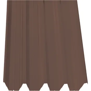 plechová krytina SATJAM Plech trapézový SAT50 střešní PE25 tl. 0,5 mm RAL 8004 cihlově červený