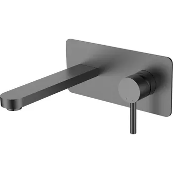 Vodovodní baterie Besco Decco Podomítková umyvadlová baterie, grafitová, BABUDSGR