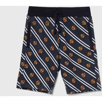 Chlapecké kraťasy Dětské bavlněné šortky Guess tmavomodrá barva, nastavitelný pas L4RD01.KA6R3.PPYH 59X, vel. 166-175