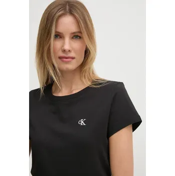 Pánské tričko Tričko Calvin Klein Jeans J20J212883 černá 99X, vel. XL