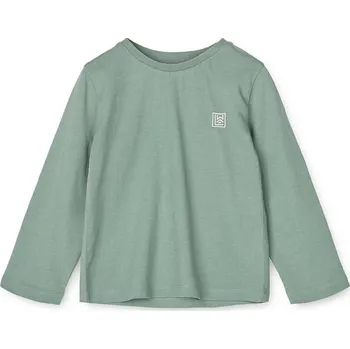 Chlapecké tričko Dětské tričko s dlouhým rukávem Liewood tyrkysová barva LW15384 65X, vel. 68