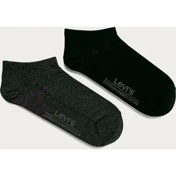 Dámské ponožky Levi's - Kotníkové ponožky (2-pack) 37157.0193 šedá 90Y, vel. 35/38