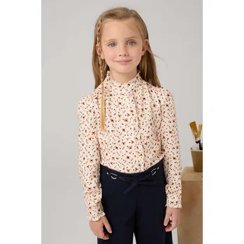 Chlapecká košile Dětská košile Mayoral oranžová barva, 4117 4117.6D.Mini.9BYH 28X, vel. 98