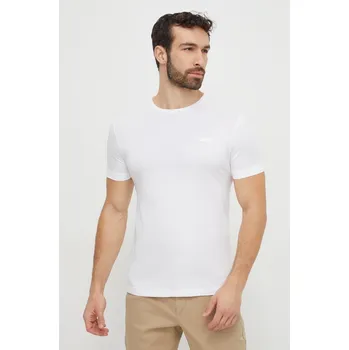 Pánské tričko Bavlněné tričko Calvin Klein K10K112229 bílá 00X, vel. XXL