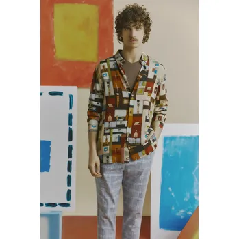 Pánská košile Košile Medicine pánská, regular, s klasickým límcem RS24.KDM621 vícebarevná MLA, vel. XL