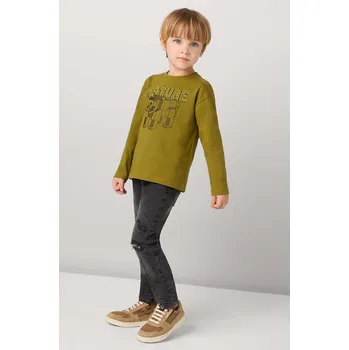 Dívčí oblečení Dětské rifle Mayoral Joggery denim abraded 4538.5F.Mini.9BYH šedá 90X, vel. 104