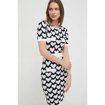 Dámské šaty Šaty Silvian Heach černá barva, mini GPP24479VE 99X, vel. M