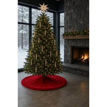 Koberec Christmas Tree Rug Yilbasi - Red 6