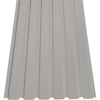 plechová krytina SATJAM Plech trapézový SAT18 NP střešní PE25 tl. 0,5 mm RAL 9002 šedobílý