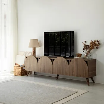 Televizní stolek TV stolek Mesta - Walnut v2