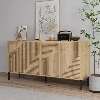 Komoda Konzolový stolek Evolet - Sapphire Oak