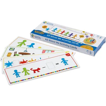 Desková hra Learning Resources® Kartičky s aktivitami k Třídícím domečkům All About Me Family