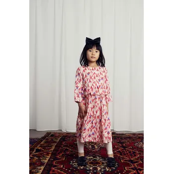 Dívčí šaty Dívčí šaty Mini Rodini Fuchsia 2475010242 růžová 30X, vel. 140-146