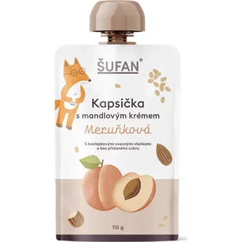 Šufan Kapsička s mandlovým krémem Meruňková 110g