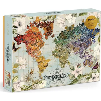 3D puzzle Galison Fóliové puzzle Wendy Gold Okřídlená metamorfóza 1000 dílků
