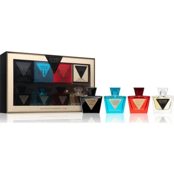 Dámský parfém Guess Seductive Guess Seductive toaletní voda 7,5 ml + Guess Seductive Red toaletní voda 7,5 ml + Guess Seductive Blue toaletní voda 7,5 ml + Guess Seductive Noir toaletní voda 7,5 ml