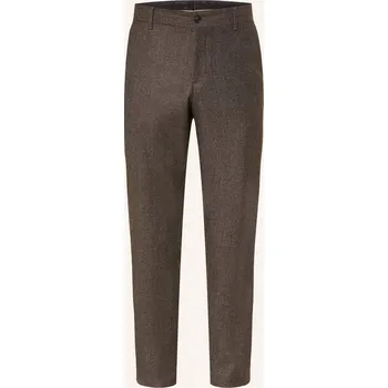 Pánská móda Boss Pánské Oblekové Kalhoty Genius Slim Fit, 202 dark brown, 98