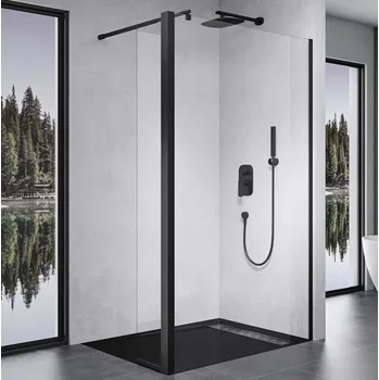 design sprchový kout WALK-IN box BREMEN - SIDE 200 cm kout