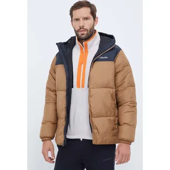 Pánská bunda Bunda Columbia Puffect Hooded Jacket 2008413 hnědá 88X, vel. XL