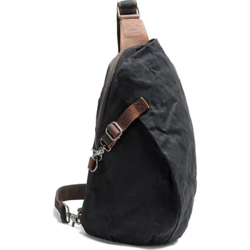 Městský batoh TopMode Plátěný batoh na jedno rameno 436384