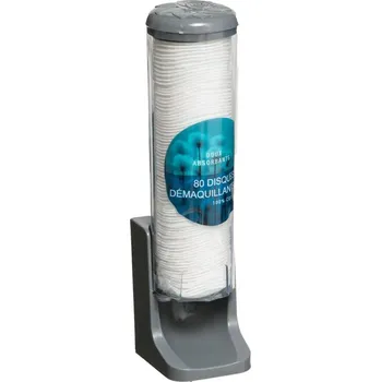 Mýdlenka 5five Simply Smart Dóza na vatové tampóny průhledná