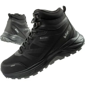 Pánská treková obuv Lee Cooper pánské zimní trekové boty zateplené nepromokavé černé 41