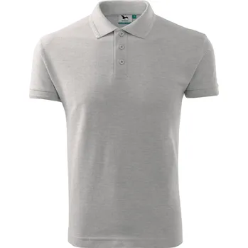 Pánská košile Malfini Pique Polo Pánská polokošile 203 světle šedý melír XXXL