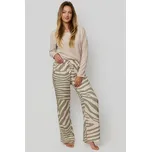 Pyžamo Selene dlouhé OLIVOVÉ CAPPUCCINO XL