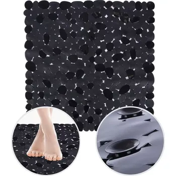 Protiskluzová podložka Protiskluzová sprchová podložka černá 51 × 51 cm