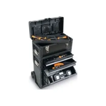 vozík na nářadí s kolečky plast 3 moduly ,rozkládací vozík na nářadí p