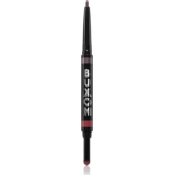 Oční linky Buxom FLIP SIDE DUAL-ENDED EYELINER & SHADOW krémové oční stíny a linky v tužce odstín Burgundy Bestie 0.78 g