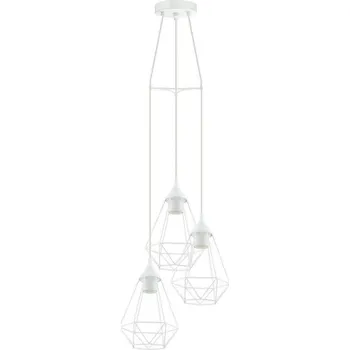 Eglo 79083 - Lustr na lanku BYRON 3xE27/60W/230V bílá