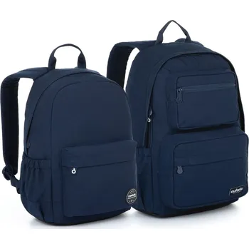 Školní batoh Městské DUO FINE THEO NAVY