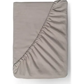 Prostěradlo Kvalitex Flanelové napínací prostěradlo 100x200cm béžové