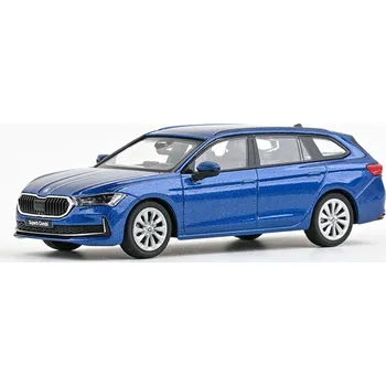 Škoda Superb IV Combi 2023 Modrá Cobalt Metalíza 1:43 Škoda Superb - kovový model